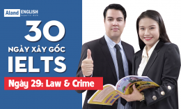 Ngày 29: Law & Crime (Từ vựng band 7.5 IELTS theo chủ đề)