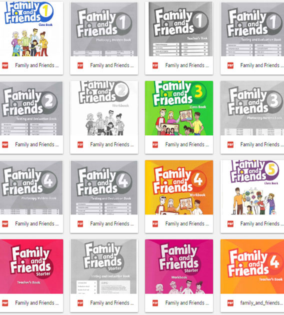 Trọn bộ sách tiếng Anh Family & Friends Level 1, 2, 3, 4, 5, 6